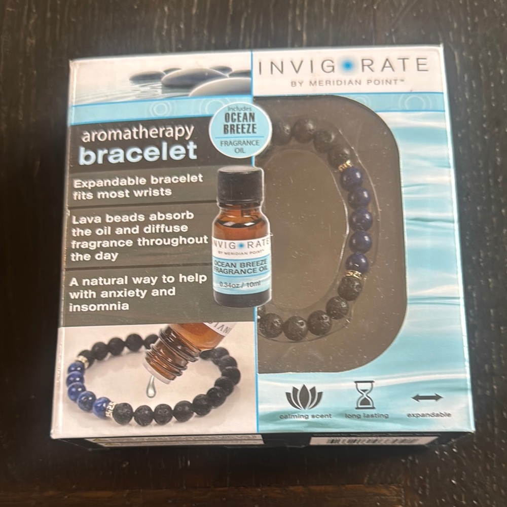 Invigorate Aromatherapy Bracelet with Ocean Breeze Fragrance - UNISEX